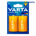Elementas D (LR20) 1.5V Varta Longlife (vieneto kaina)